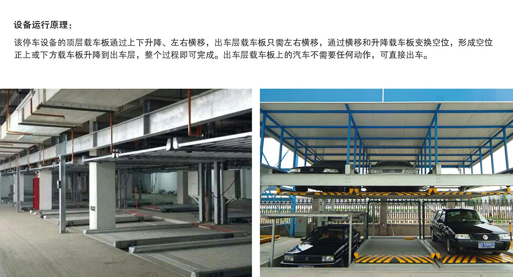 重庆四川负二正二地坑式PSH4D2四层升降横移立体车库设备运行原理.jpg