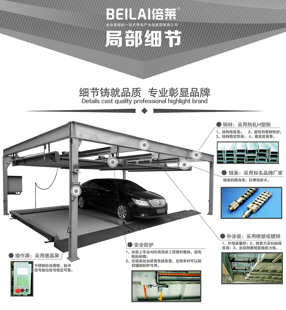 重庆四川单列PSH2二层升降横移立体车库局部细节.jpg